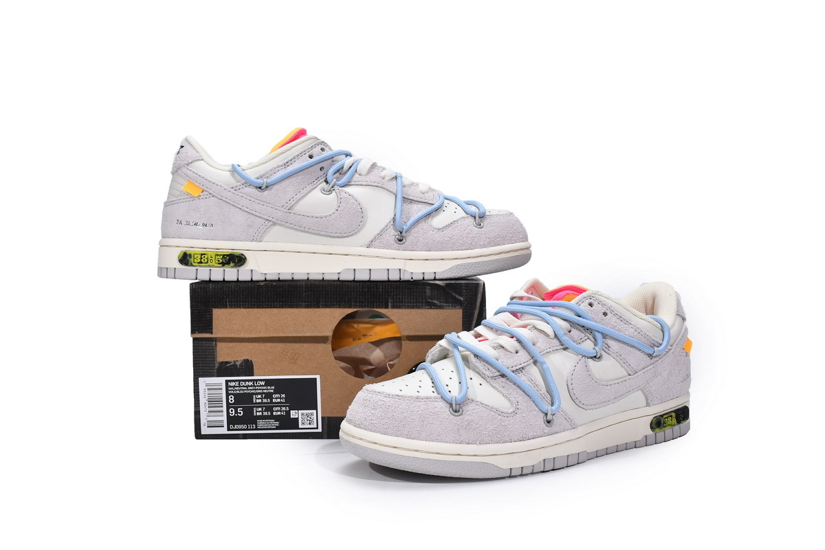 Bstsneaker- OFF WHITE x Nike Dunk SB Low The 50 NO.38 DJ0950-113 