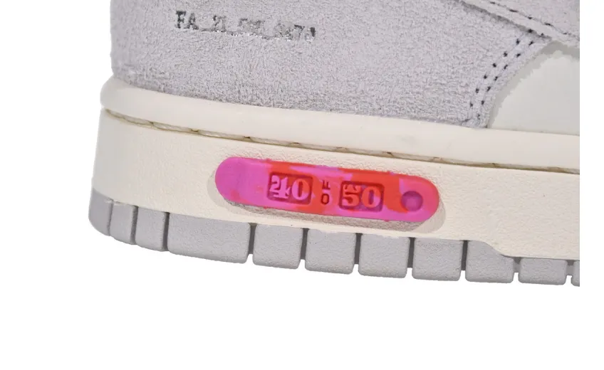 Bstsneaker- OFF WHITE x Nike Dunk SB Low The 50 NO.40 DJ0950-103 
