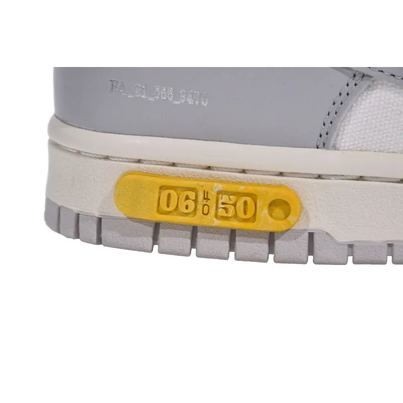 Bstsneaker- OFF WHITE x Nike Dunk SB Low The 50 NO.6 DM1602-110 
