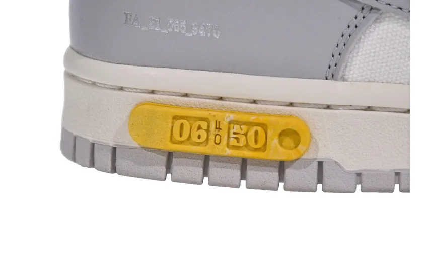 Bstsneaker- OFF WHITE x Nike Dunk SB Low The 50 NO.6 DM1602-110 