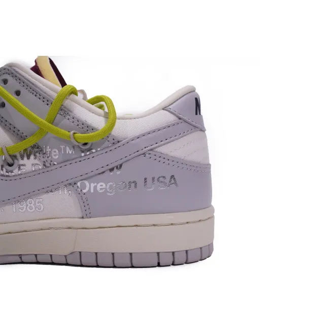 Bstsneaker- OFF WHITE x Nike Dunk SB Low The 50 NO.8 DM1602-106 