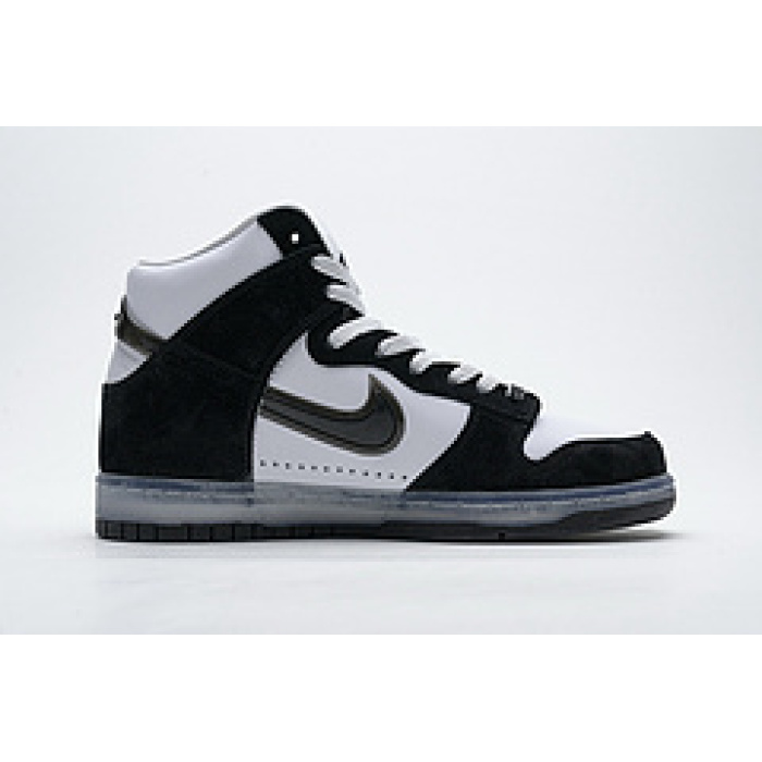  Slam Jam x Nike SB Dunk High “Black White” DA1639-101 