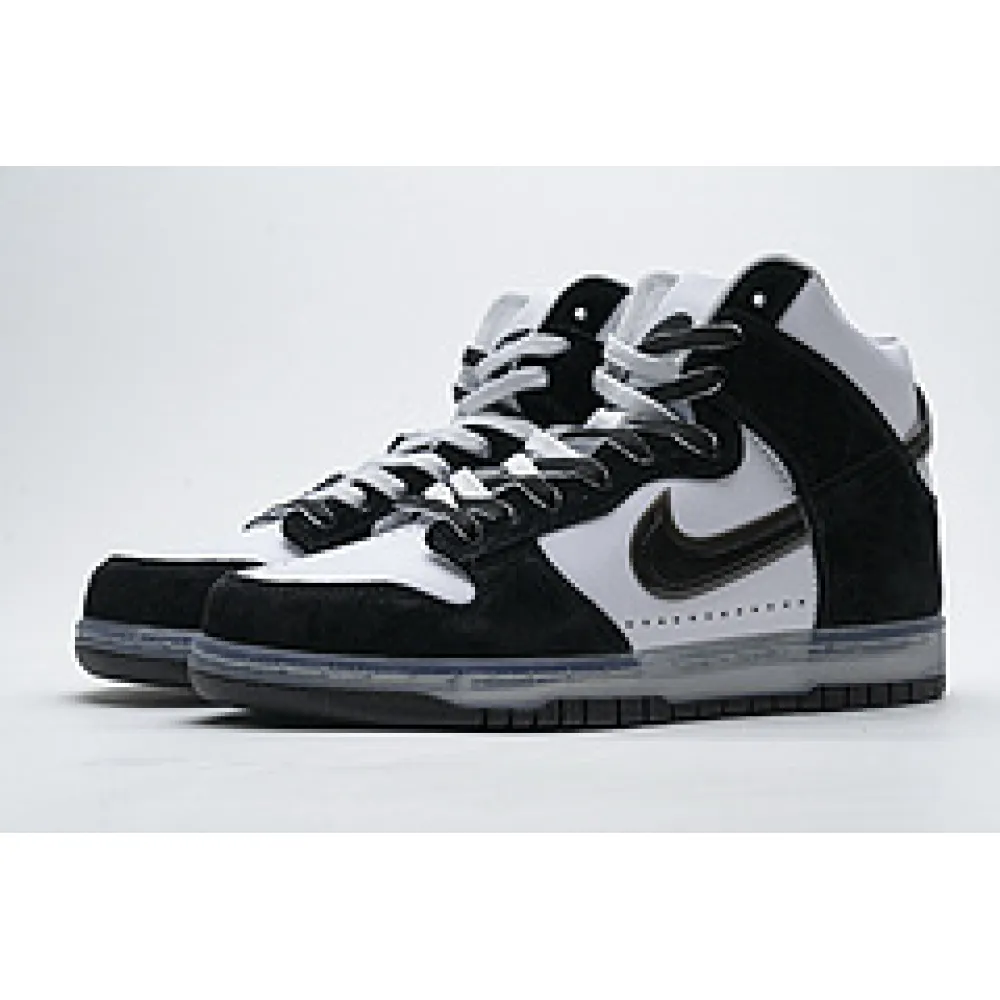 Bstsneaker- Slam Jam x Nike SB Dunk High “Black White” DA1639-101 