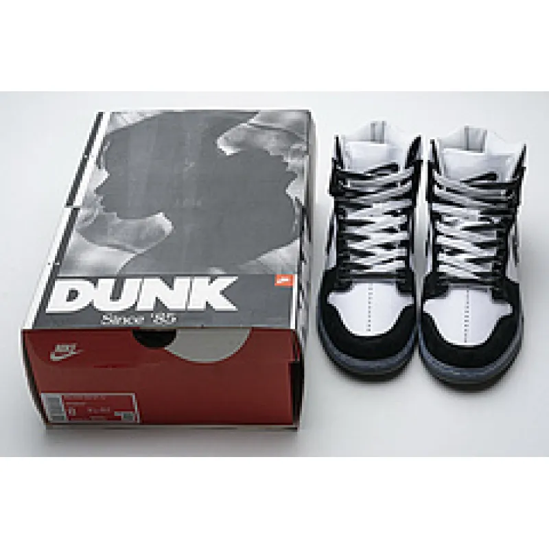 Bstsneaker- Slam Jam x Nike SB Dunk High “Black White” DA1639-101 