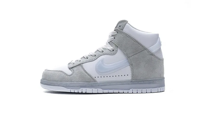  Slam Jam x Nike SB Dunk High “White Platinum” DA1639-100  