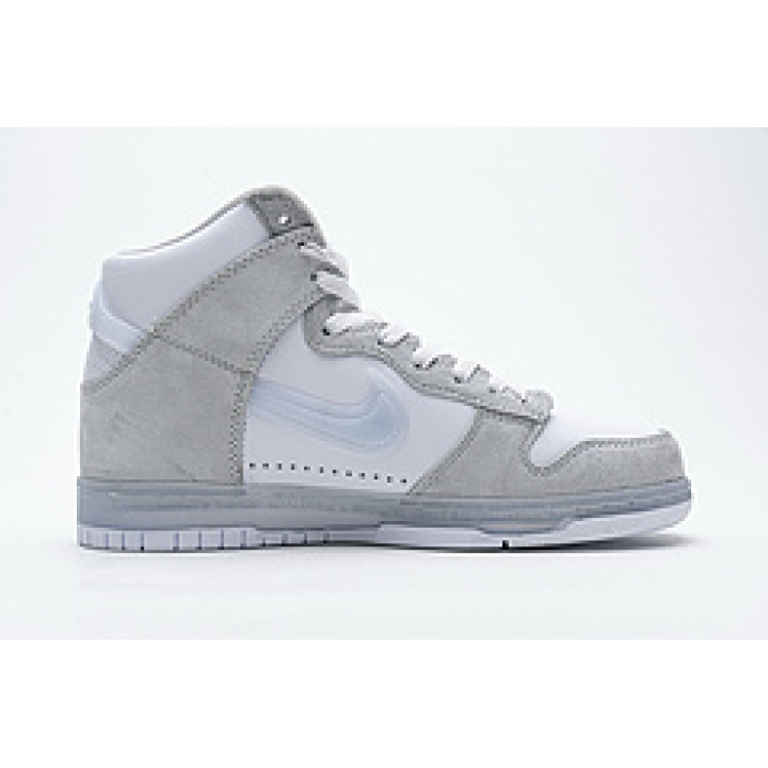  Slam Jam x Nike SB Dunk High “White Platinum” DA1639-100  