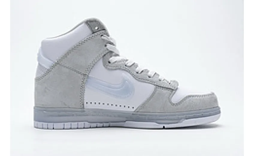 Slam Jam x Nike SB Dunk High “White Platinum” DA1639-100  
