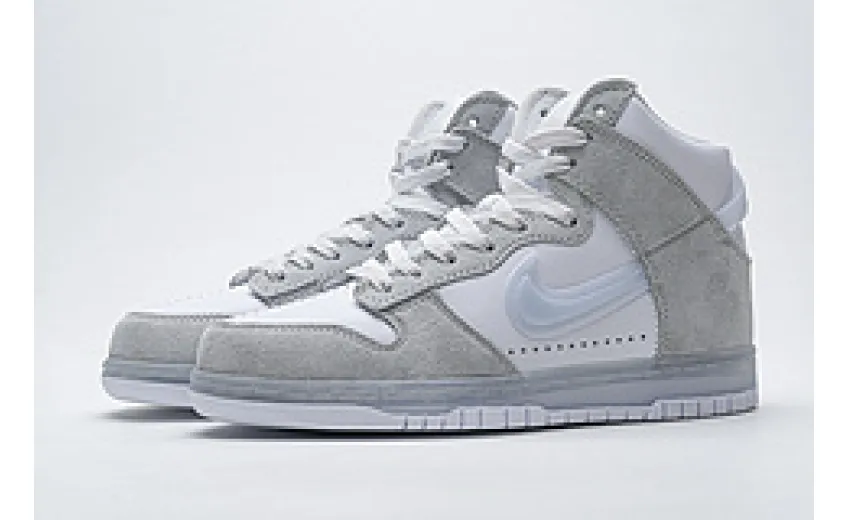  Slam Jam x Nike SB Dunk High “White Platinum” DA1639-100  