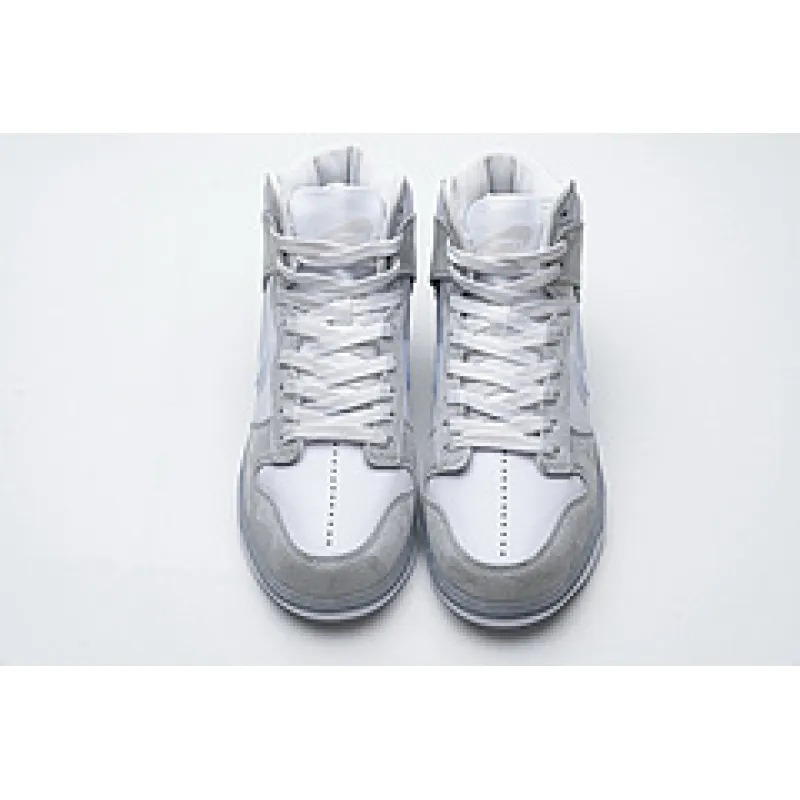  Slam Jam x Nike SB Dunk High “White Platinum” DA1639-100  