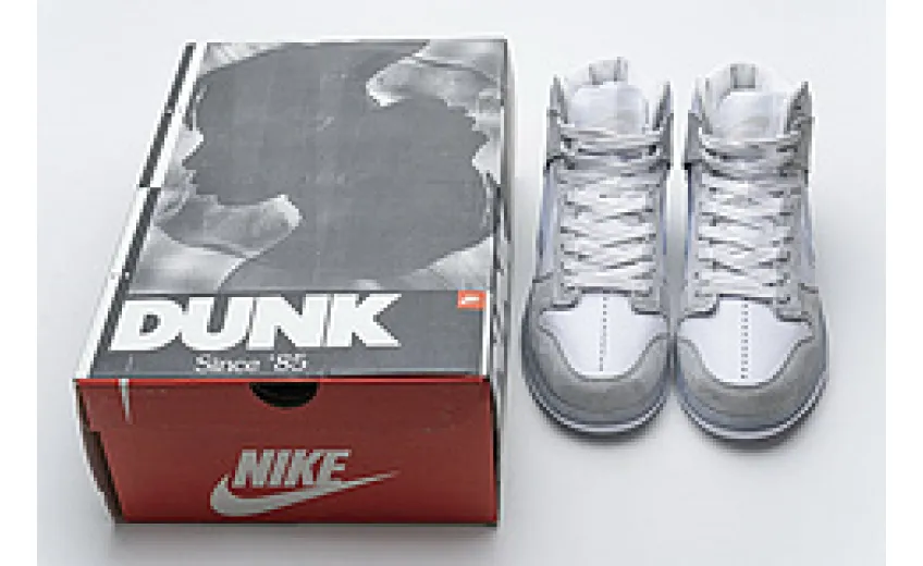  Slam Jam x Nike SB Dunk High “White Platinum” DA1639-100  