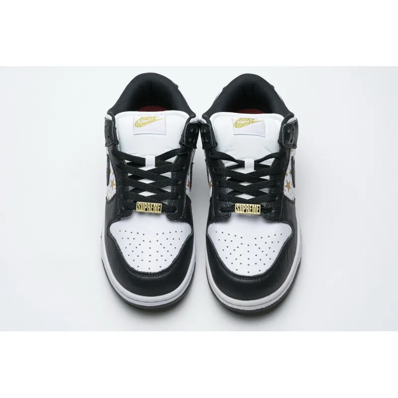  Supreme x Nike SB Dunk Low &quot;Black Stars” DH3228-102 