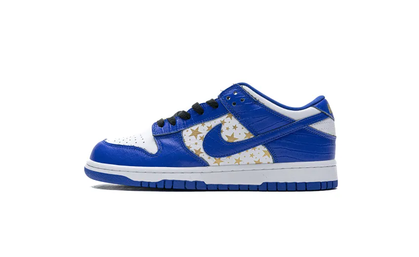 Bstsneaker- Supreme x Nike SB Dunk Low &quot;Blue Stars” DH3228-100  