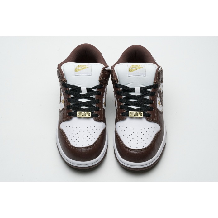  Supreme x Nike SB Dunk Low &quot;Brown Stars” DH3228-103 