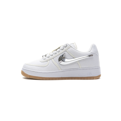 Bstsneaker- Travis Scott x Nike Air Force 1“White” AQ4211-100   01