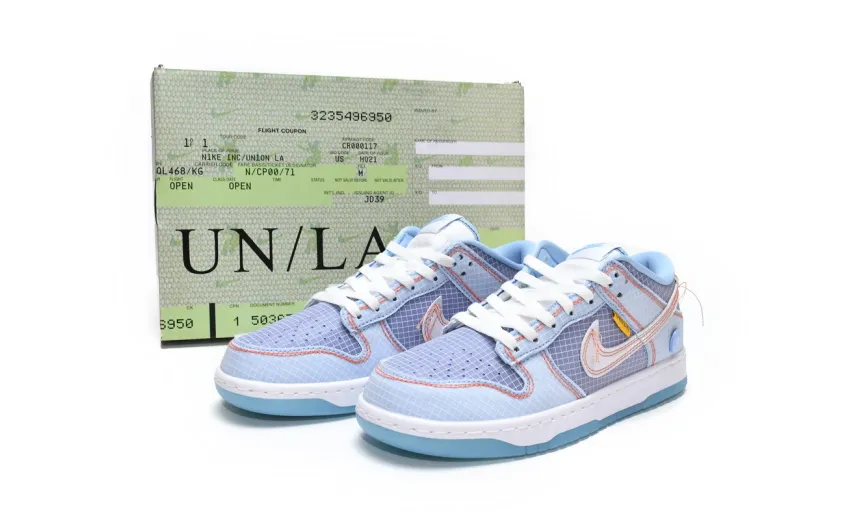 Bstsneaker- Union x Nike Dunk Low Blue DJ9649-400 
