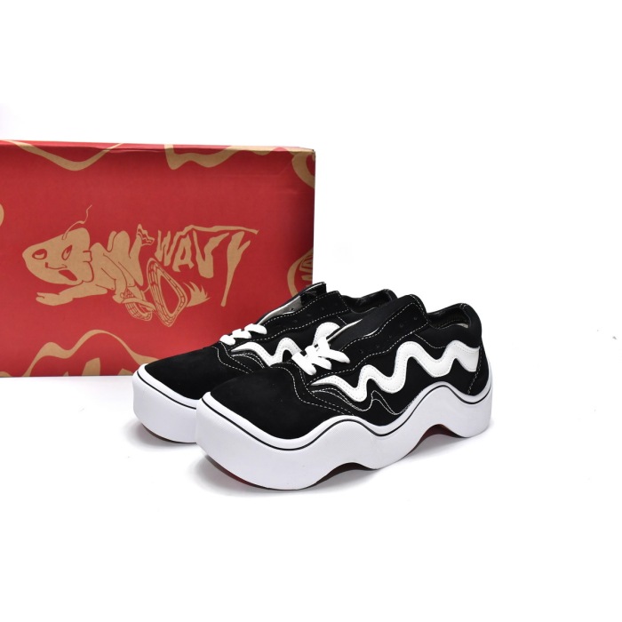 MSCHF x Tyga 'Wavy Baby' Black / White Low Top Sneakers - Sneak in Peace