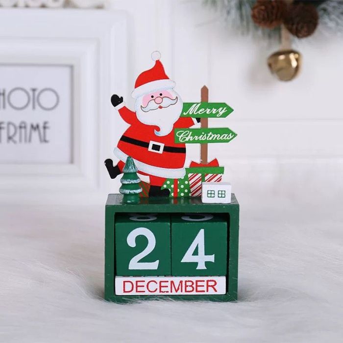 Christmas Decoration/Wooden Christmas calendar/Christmas Calendar/Ornament