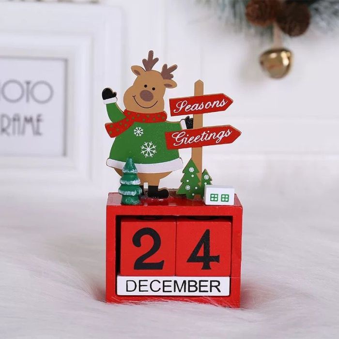 Christmas Decoration/Wooden Christmas calendar/Christmas Calendar/Ornament