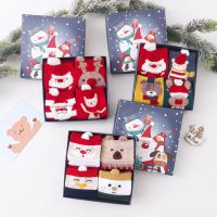 Christmas Gift Box Socks (4 pairs of socks)