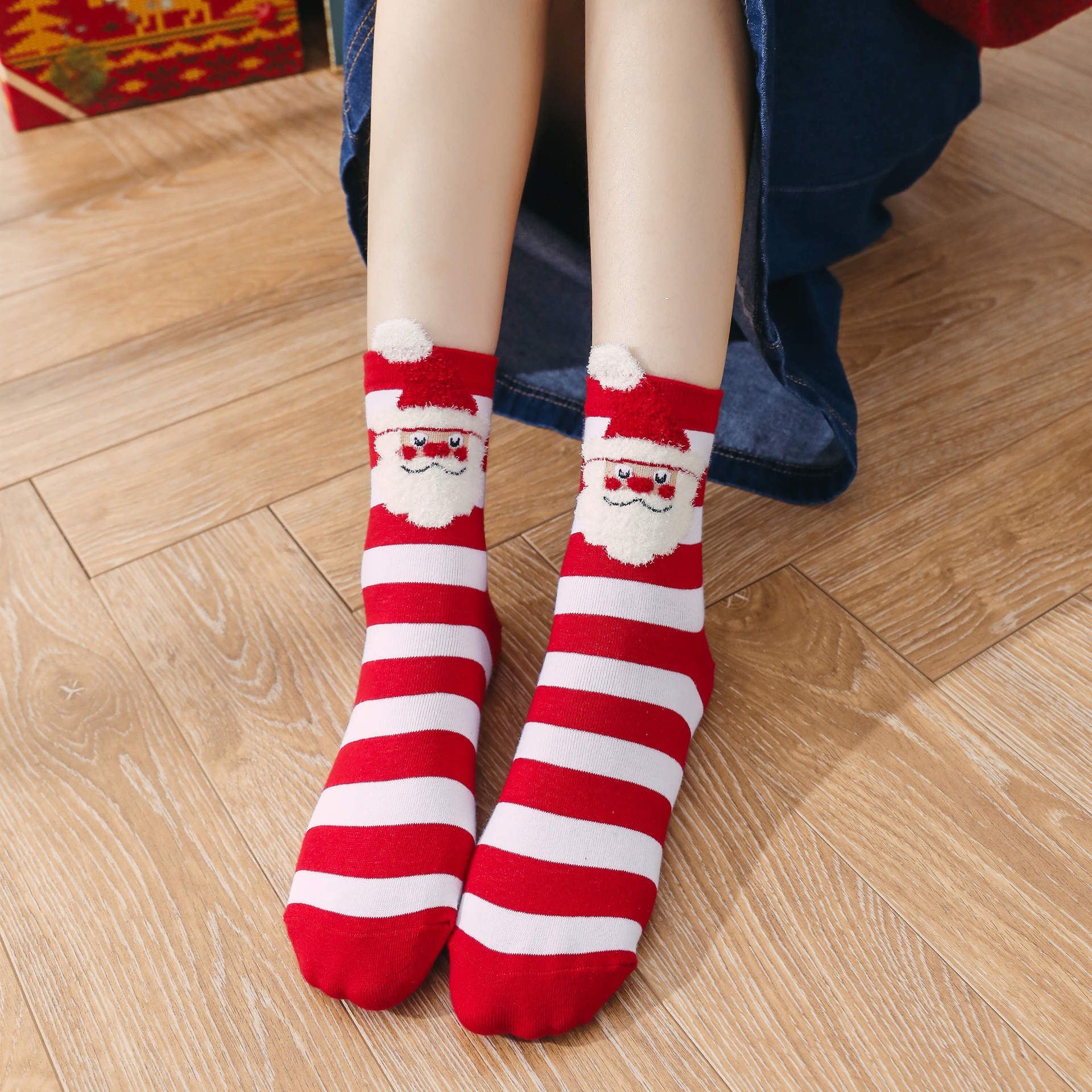Bstsneaker-Christmas Gift Box Socks (4 pairs of socks)
