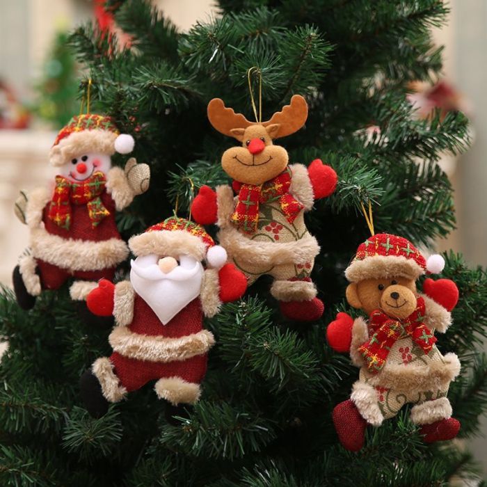 Christmas Ornaments/Pendants (Four Dolls)
