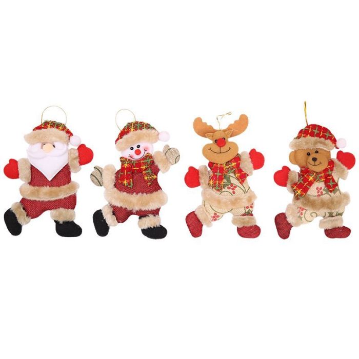 Christmas Ornaments/Pendants (Four Dolls)