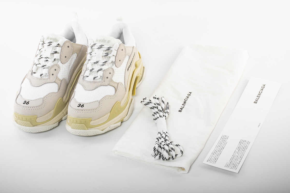 Bstsneaker-Balenciaga Triple S White 483546 W06F1 9000