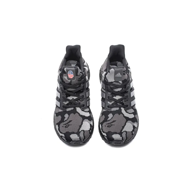 Bstsneaker-Basf Boost Bape x Adidas Ultra Boost 4.0 &quot;1st Camo Black&quot;