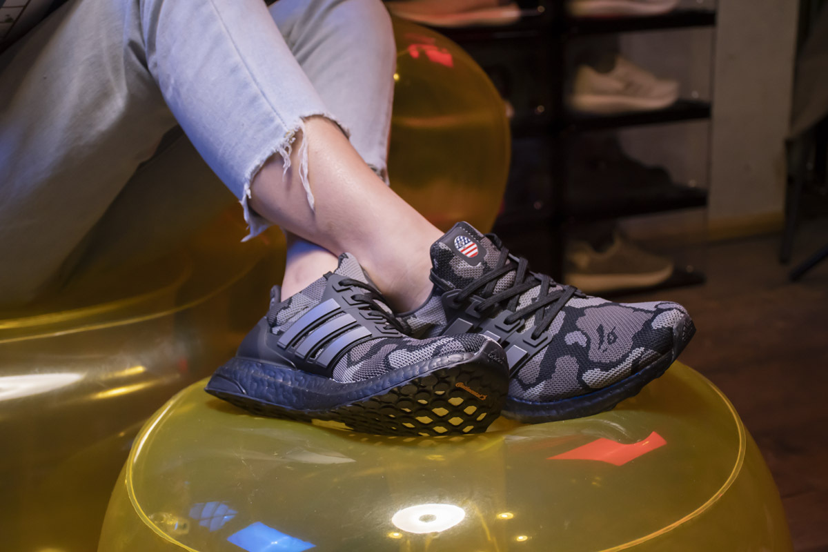 Bstsneaker-Basf Boost Bape x Adidas Ultra Boost 4.0 &quot;1st Camo Black&quot;