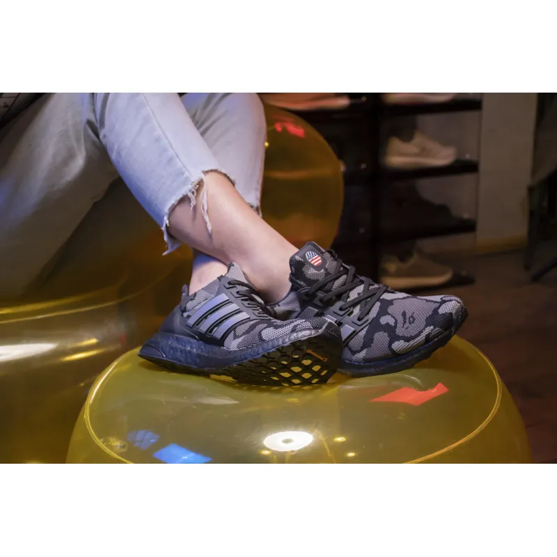 Bstsneaker-Basf Boost Bape x Adidas Ultra Boost 4.0 &quot;1st Camo Black&quot;