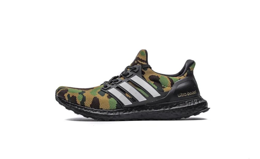 Bstsneaker-Basf Boost Bape x Adidas Ultra Boost 4.0 &quot;1st Camo Green&quot;