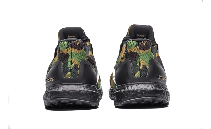 Bstsneaker-Basf Boost Bape x Adidas Ultra Boost 4.0 &quot;1st Camo Green&quot;