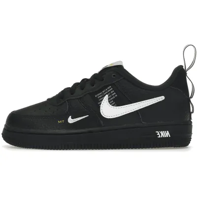  Nike Air Force 1 Low LV8 Utility Black White  01