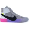 Bstsneaker- Nike Blazer Mid Off-White Wolf Grey Serena Queen AA3832-002 