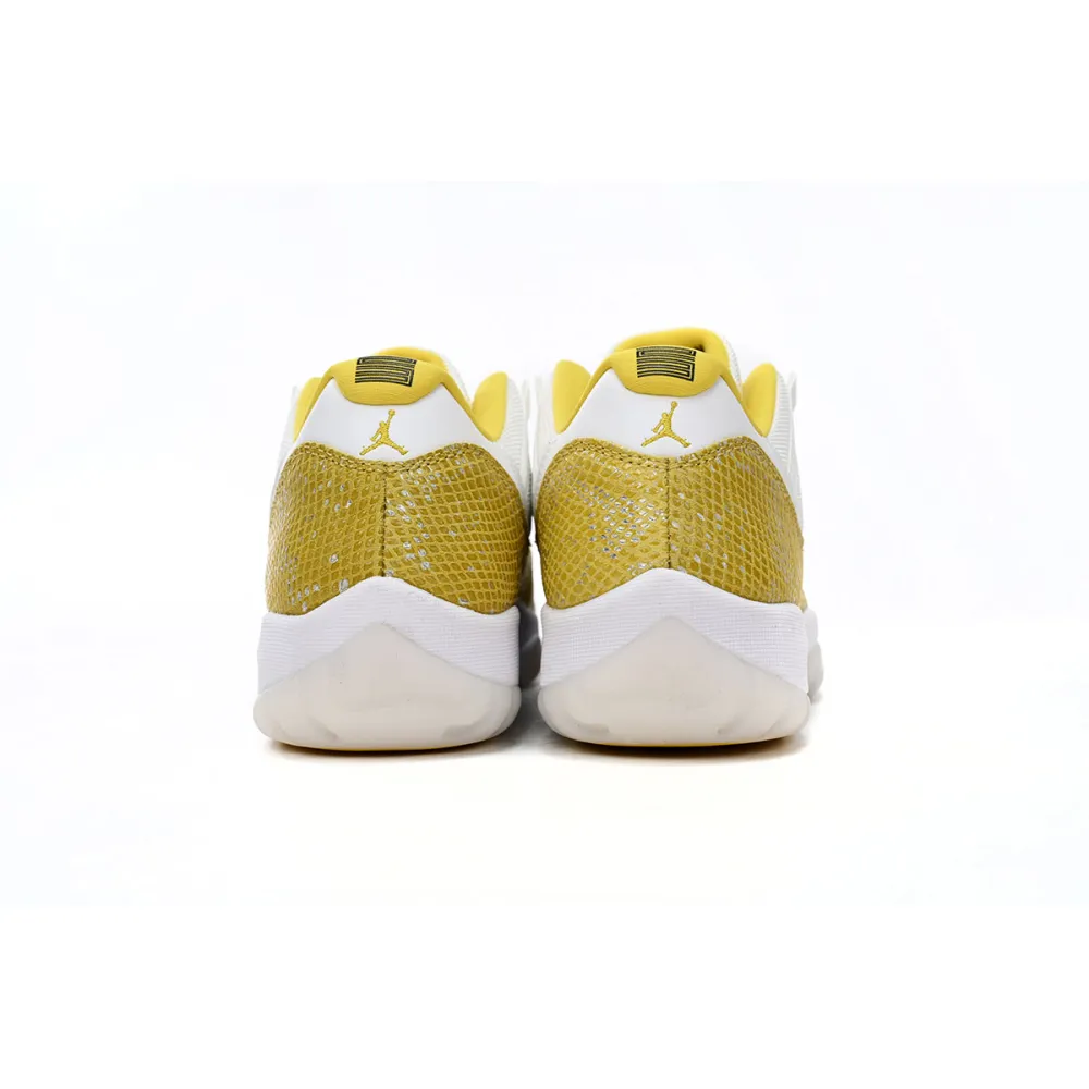 Air Jordan 11 Low WMNS “Yellow Snakeskin” AH7860-107 