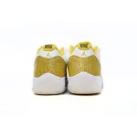  Air Jordan 11 Low WMNS “Yellow Snakeskin” AH7860-107 
