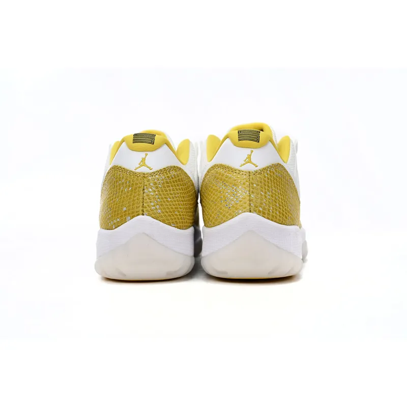  Air Jordan 11 Low WMNS “Yellow Snakeskin” AH7860-107 
