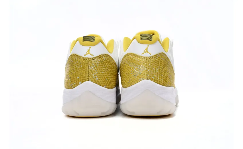  Air Jordan 11 Low WMNS “Yellow Snakeskin” AH7860-107 