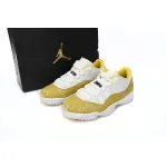  Air Jordan 11 Low WMNS “Yellow Snakeskin” AH7860-107 