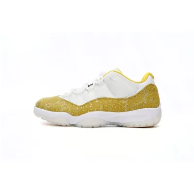  Air Jordan 11 Low WMNS “Yellow Snakeskin” AH7860-107  01