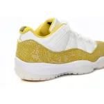  Air Jordan 11 Low WMNS “Yellow Snakeskin” AH7860-107 