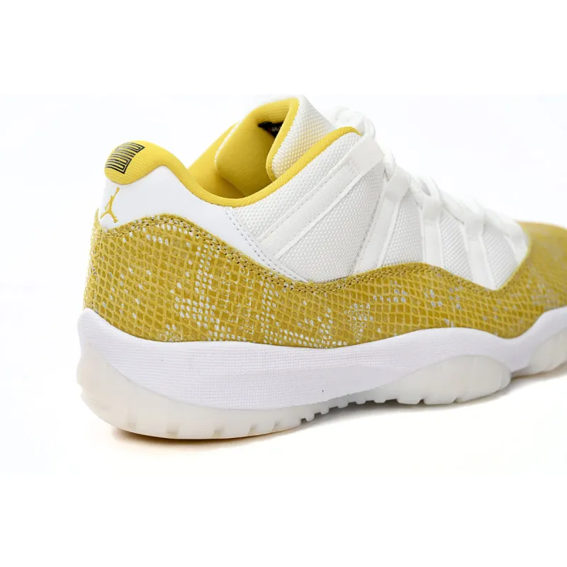  Air Jordan 11 Low WMNS “Yellow Snakeskin” AH7860-107 