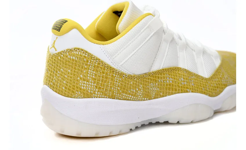  Air Jordan 11 Low WMNS “Yellow Snakeskin” AH7860-107 