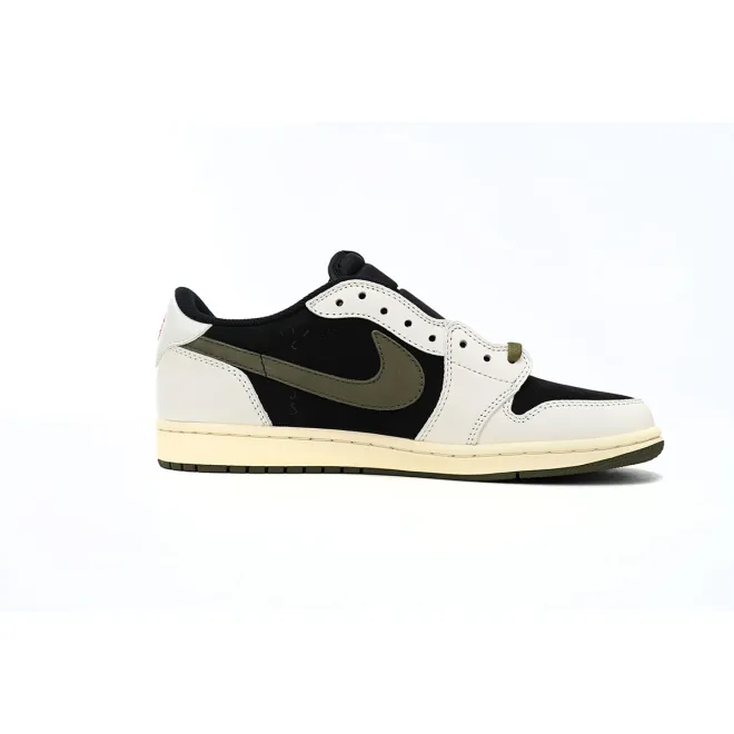 Bstsneaker-Air Jordan 1 Retro Low OG SP Travis Scott Olive DZ4137-106 