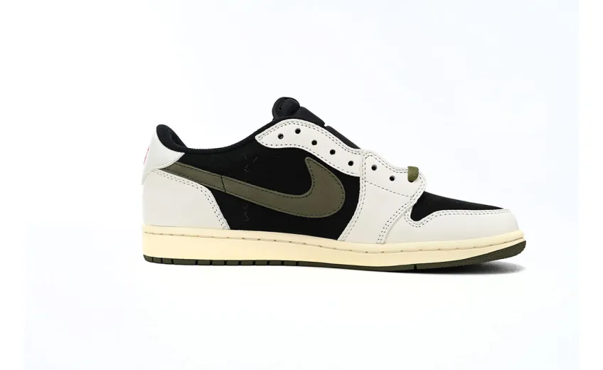 Bstsneaker-Air Jordan 1 Retro Low OG SP Travis Scott Olive DZ4137-106 