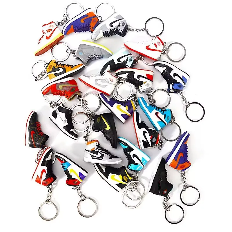 AJ Sneakers Keychain Three-dimensional Shoe Mold Pendant Handmade Car Keychain