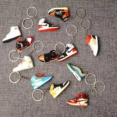 AJ Sneakers Keychain Three-dimensional Shoe Mold Pendant Handmade Car Keychain
