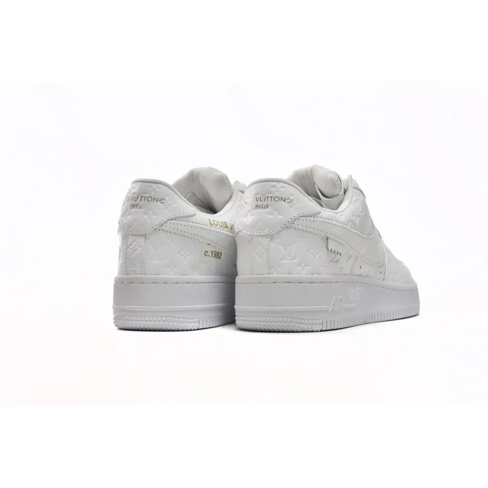 Bstsneaker- Louis Vuitton x Nike Air Force 1 Triple White 