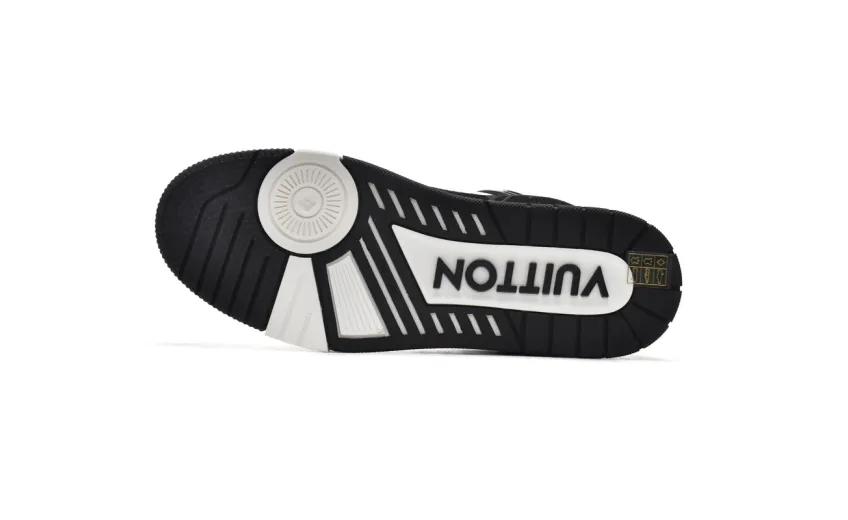 Bstsneaker- Louis Vuitton LV Trainer Black And White Cloth Cover VL1202 