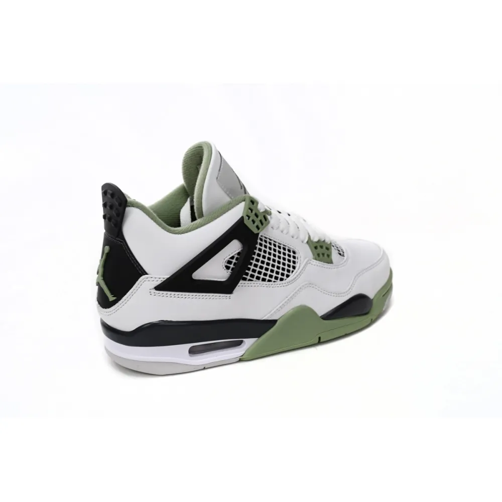 Bstsneaker- Air Jordan 4 Seafoam WMNS Oil Green AQ9129-103  